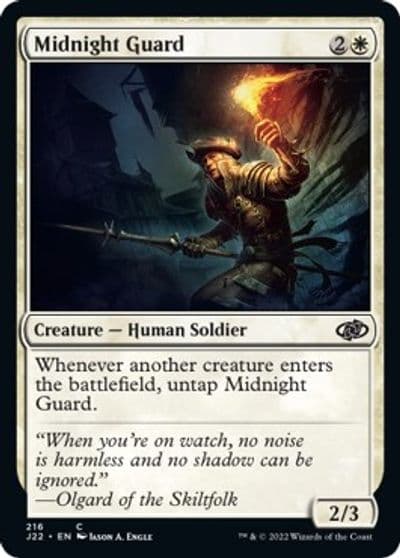 Midnight Guard Jumpstart 2022 Magic card