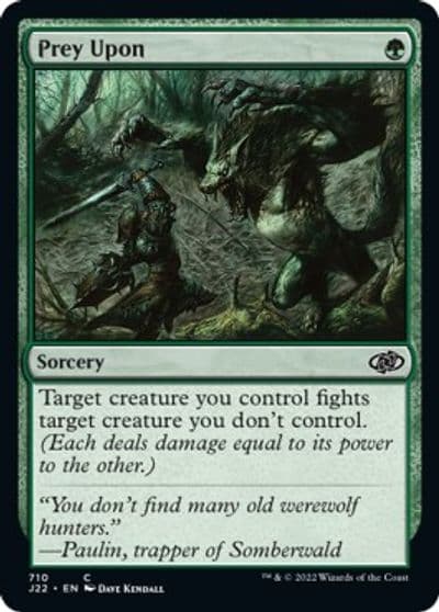 Prey Upon Jumpstart 2022 Magic card