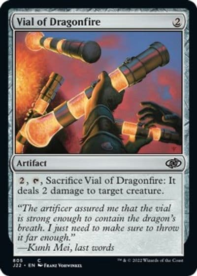 Vial of Dragonfire Jumpstart 2022 Magic card