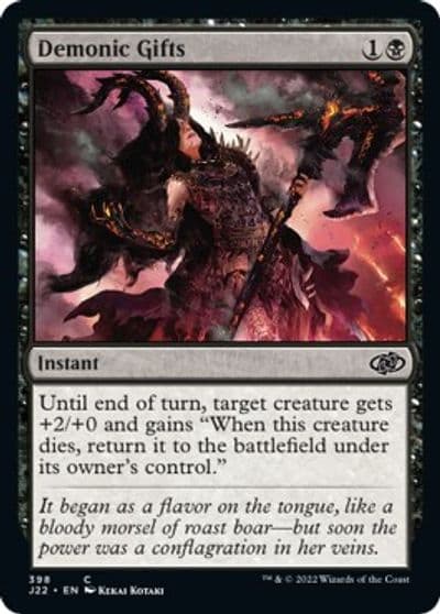Demonic Gifts Jumpstart 2022 Magic card