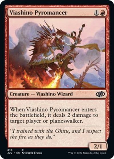 Viashino Pyromancer Jumpstart 2022 Magic card