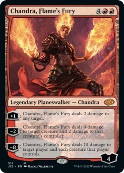 Chandra Flames Fury Jumpstart 2022 Magic card