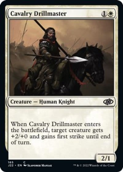 Cavalry Drillmaster Jumpstart 2022 Magic card