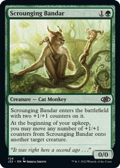 Scrounging Bandar Jumpstart 2022 Magic card