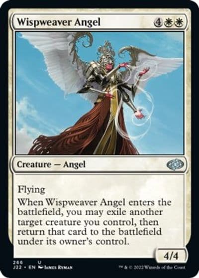 Wispweaver Angel Jumpstart 2022 Magic card