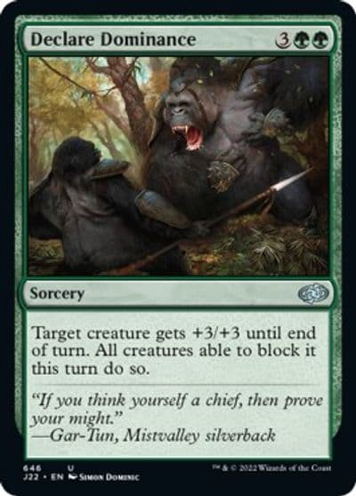 Declare Dominance Jumpstart 2022 Magic card