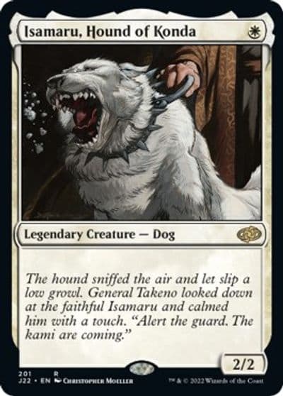 Isamaru Hound of Konda Jumpstart 2022 Magic card