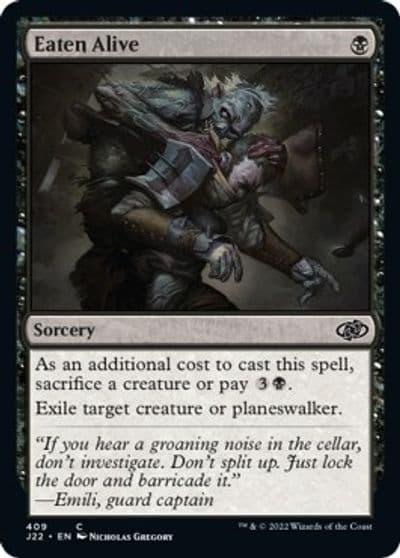 Eaten Alive Jumpstart 2022 Magic card