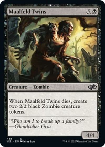 Maalfeld Twins Jumpstart 2022 Magic card
