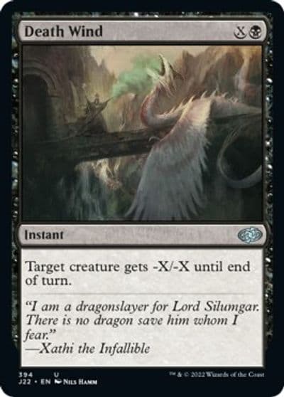 Death Wind Jumpstart 2022 Magic card