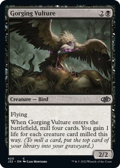 Gorging Vulture Jumpstart 2022 Magic card