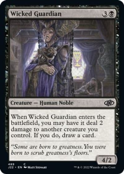 Wicked Guardian Jumpstart 2022 Magic card