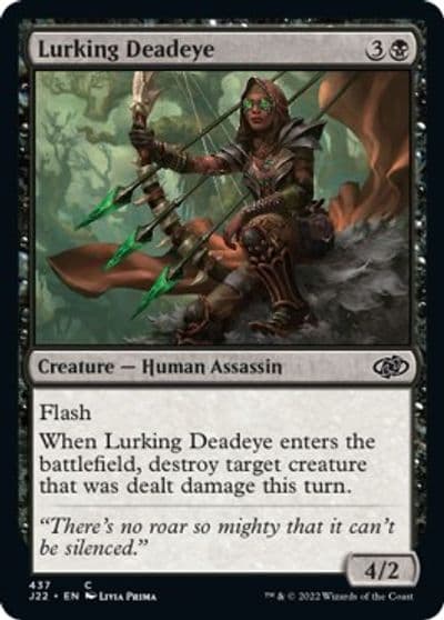Lurking Deadeye Jumpstart 2022 Magic card