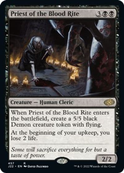 Priest of the Blood Rite Jumpstart 2022 Magic card