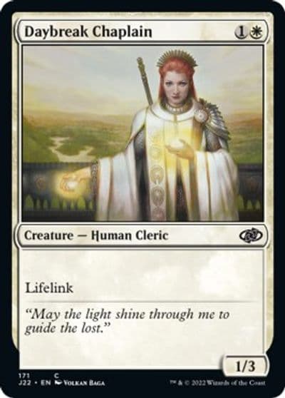 Daybreak Chaplain Jumpstart 2022 Magic card