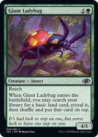 Giant Ladybug Jumpstart 2022 Magic card