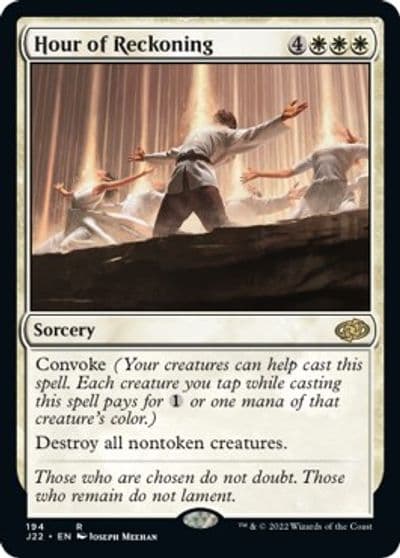 Hour of Reckoning Jumpstart 2022 Magic card