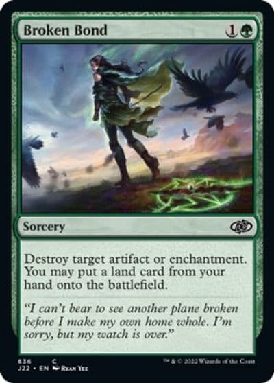 Broken Bond Jumpstart 2022 Magic card