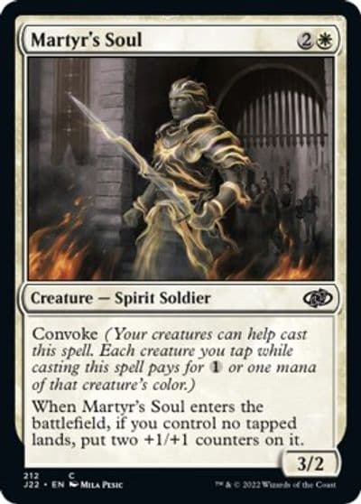 Martyrs Soul Jumpstart 2022 Magic card