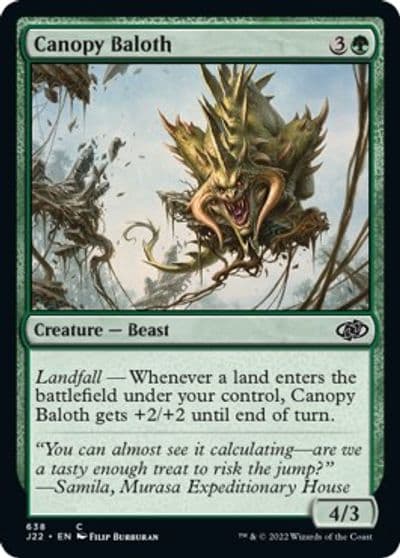 Canopy Baloth Jumpstart 2022 Magic card