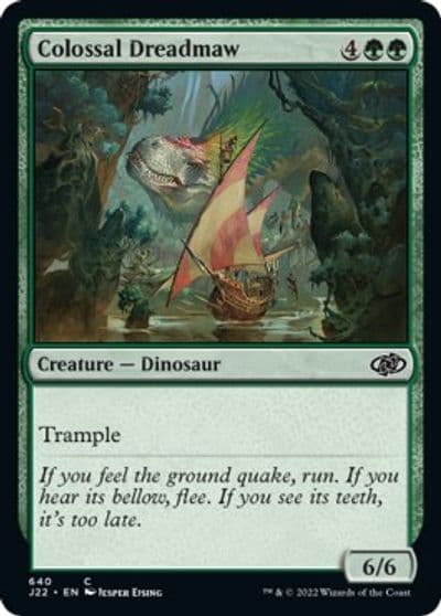 Colossal Dreadmaw Jumpstart 2022 Magic card