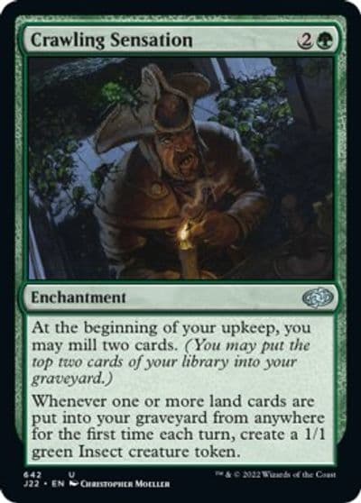 Crawling Sensation Jumpstart 2022 Magic card
