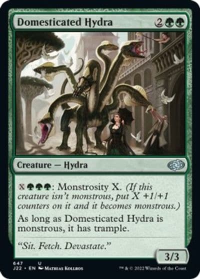 Domesticated Hydra Jumpstart 2022 Magic card