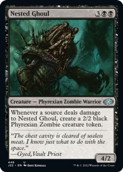 Nested Ghoul Jumpstart 2022 Magic card