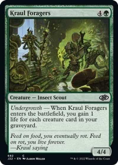 Kraul Foragers Jumpstart 2022 Magic card
