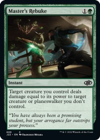 Masters Rebuke Jumpstart 2022 Magic card