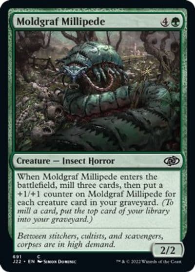 Moldgraf Millipede Jumpstart 2022 Magic card
