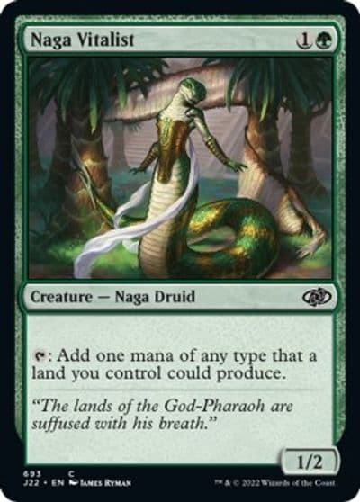 Naga Vitalist Jumpstart 2022 Magic card