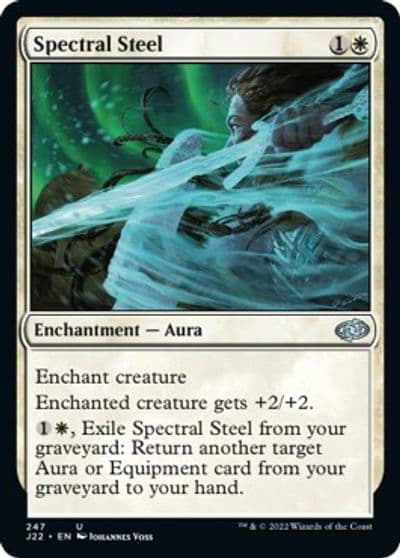 Spectral Steel Jumpstart 2022 Magic card