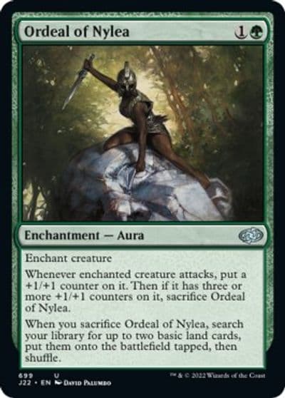 Ordeal of Nylea Jumpstart 2022 Magic card