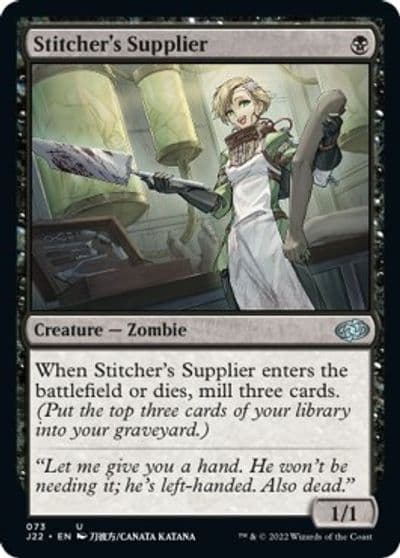 Stitchers Supplier 73 Jumpstart 2022 Magic card