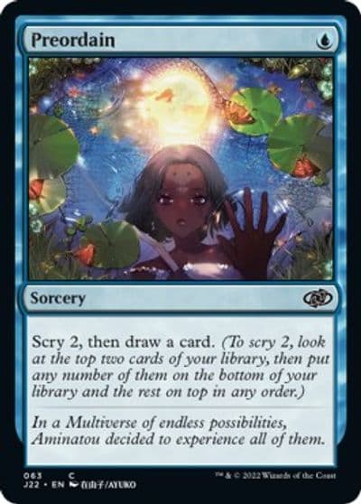 Preordain Jumpstart 2022 Magic card