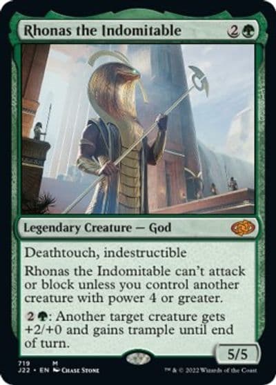 Rhonas the Indomitable Jumpstart 2022 Magic card