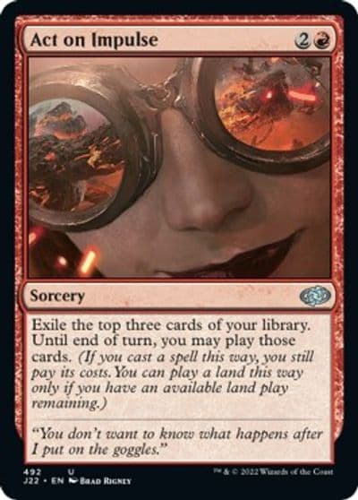 Act on Impulse Jumpstart 2022 Magic card
