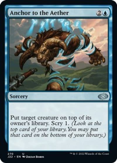 Anchor to the Aether Jumpstart 2022 Magic card