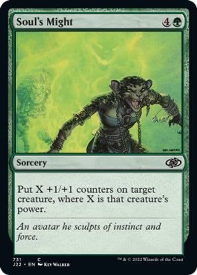 Souls Might Jumpstart 2022 Magic card