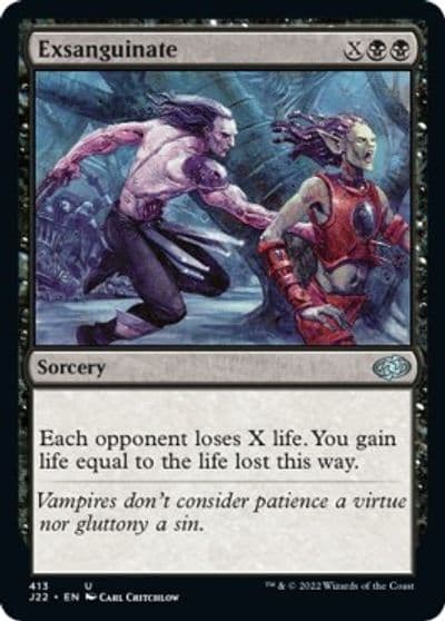Exsanguinate Jumpstart 2022 Magic card