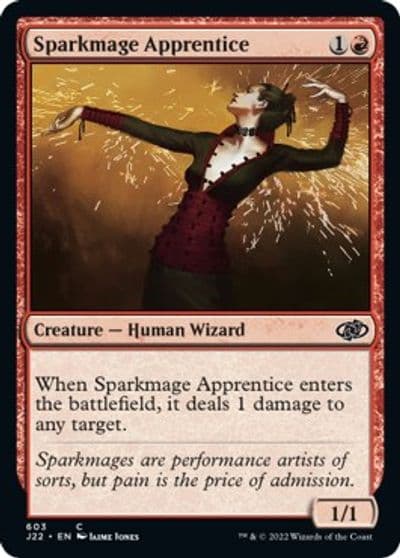 Sparkmage Apprentice Jumpstart 2022 Magic card