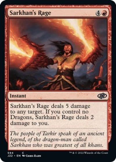 Sarkhans Rage Jumpstart 2022 Magic card