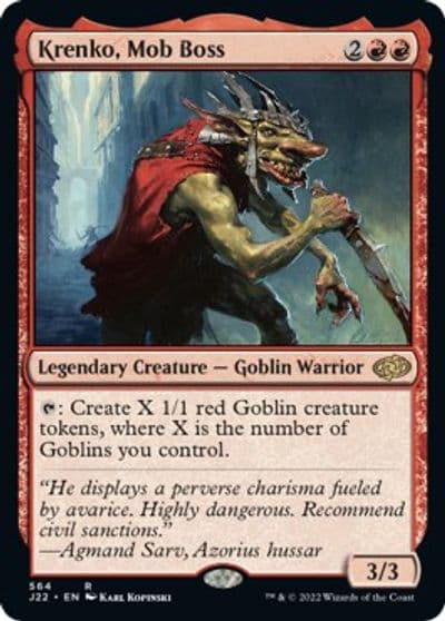 Krenko Mob Boss Jumpstart 2022 Magic card