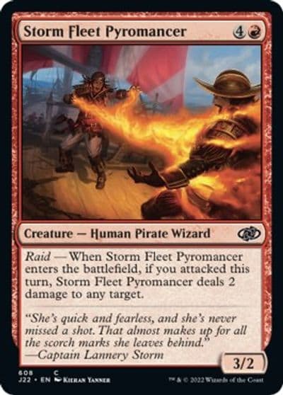Storm Fleet Pyromancer Jumpstart 2022 Magic card