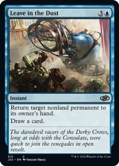 Leave in the Dust Jumpstart 2022 Magic card