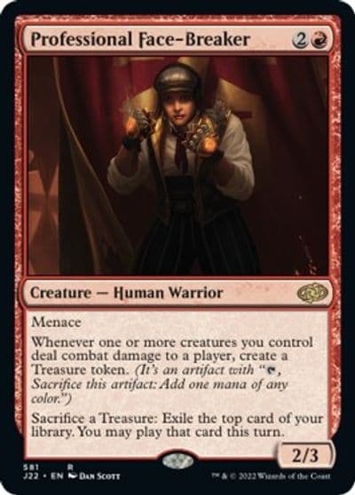 Professional Face Breaker Jumpstart 2022 Magic card