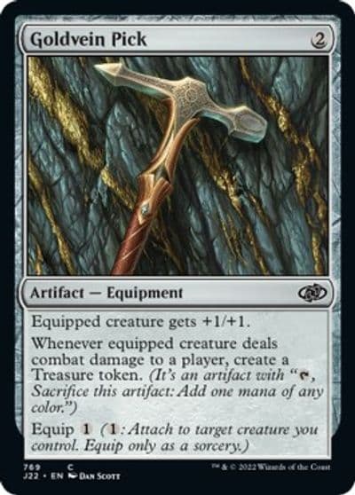 Goldvein Pick Jumpstart 2022 Magic card
