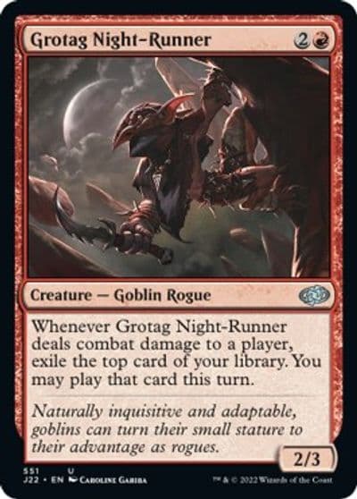 Grotag Night Runner Jumpstart 2022 Magic card