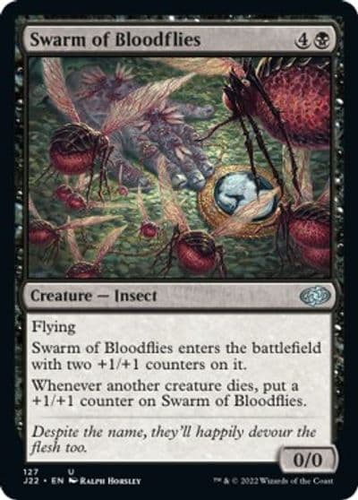 Swarm of Bloodflies Jumpstart 2022 Magic card